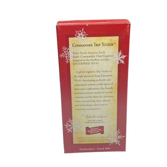 Commander Trip Tucker  Enterprise Hallmark Ornament 2004 - Picture 2 of 4